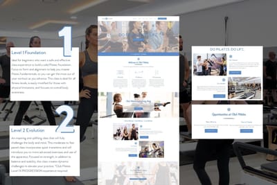Club Pilates AU / NZ - Web Design & Marketing - Stratégie digitale