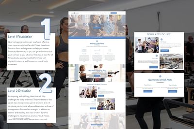 Club Pilates AU / NZ - Web Design & Marketing - Digital Strategy