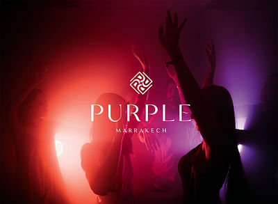 Identité visuelle envoûtante de Purple Marrakech - Grafikdesign
