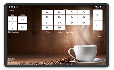 Coffee machine with App development - Mobile App