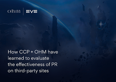 CCP Games & OHM /  CM360 Case - Publicité en ligne