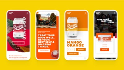 E-commerce for Revive Drinks - Création de site internet
