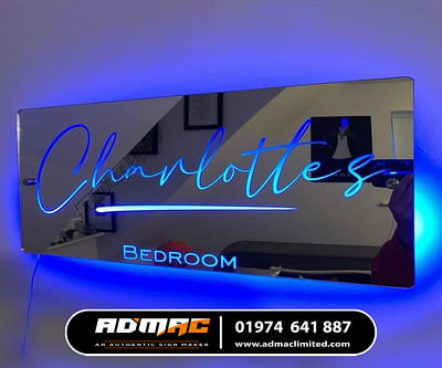 Bedroom Lighting & Indoor Nameplate- Admac Limited - Advertising