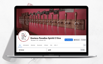Enoteca Paradiso - Gestione Social + Facebook Ads - Pubblicità online