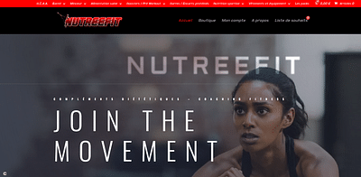 Nutreefit - Création de site internet