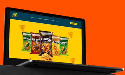 Website Development for Snack Art Nachos Chips - Website Creation