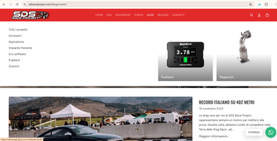 SDS Race Project: potenza e-commerce al servizio della performance - E-commerce
