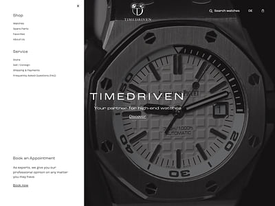 Timedriven — Web design and development - E-commerce