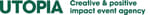 Utopia Events: Creative  & positive impact event agency logo