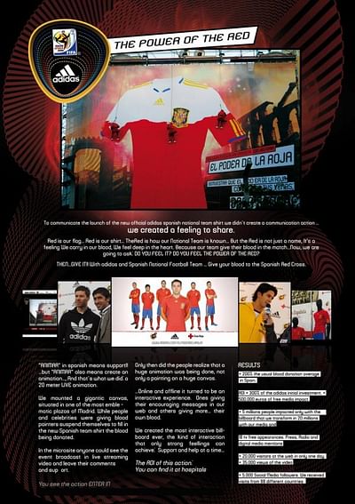 THE POWER OF RED - Werbung