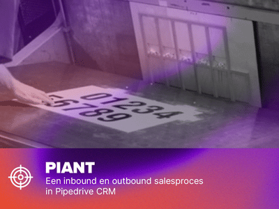 Een inbound en outbound salesproces in Pipedrive CRM - Marketing