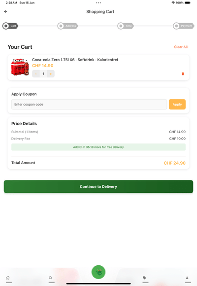 Blink Delivery - Delivery App - Application mobile