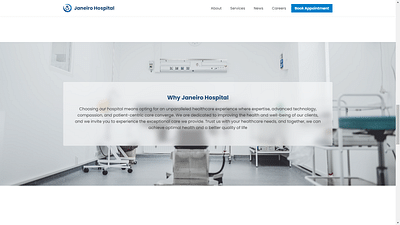 Janeiro Hospital - Webseitengestaltung
