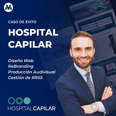 DISEÑO WEB CLÍNICA CAPILAR - Producción vídeo