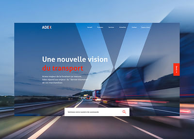 Adex logistique | Identité et site web - Design & graphisme