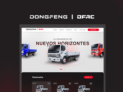 Dongfeng - Création de site internet