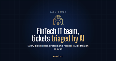 AI IT operations for a FinTech: 90% of routine tickets automated - Desarrollo de Software