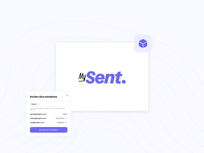 MySent - Mail management platform - Webanwendung