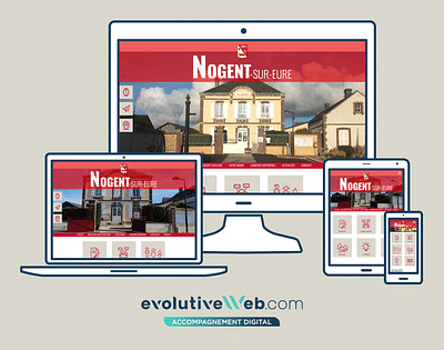 Site internet de la mairie de Nogent-sur-Eure - Création de site internet