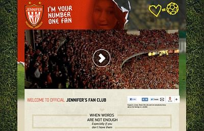 I’m your number one fan - Publicidad