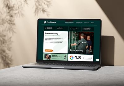 FlowStorage - Developed in Webflow - Webseitengestaltung