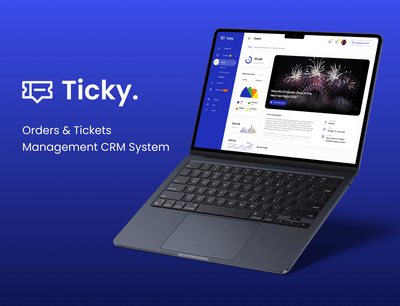UX/UI Design for Orders & Tickets Managmenet CRM System | (Figma) - Application mobile