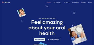 Salute -Clinica Dental - Creación de Sitios Web