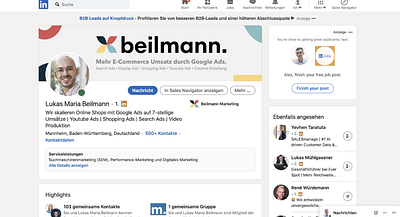 Projekt / Beilmann Marketing - Marketing