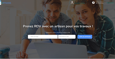 Projets de mise en relation Artisan / particuliers - Application mobile