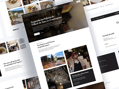 Site Vitrine - Le Contrepoint - Ergonomie (UX/UI)