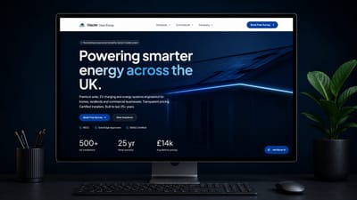 Premium Digital Platform for Glacier Clean Energy - Growth Marketing