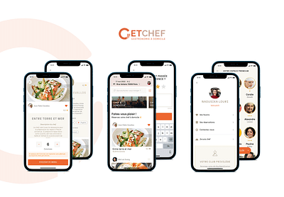 GET CHEF - l'application des chefs à domicile - Ergonomy (UX/UI)