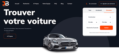 JB Automobile - Création de site internet