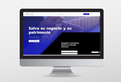 Landings y SEM  para Consultora y Abogados - Website Creation