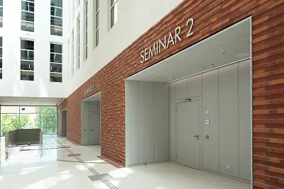 Wayfinding TU Bergakademie Freiberg - Außenwerbung