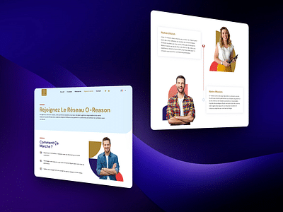 O-reason : Création site web - Ontwerp