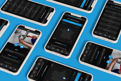 App mobile | Mise en relation pros du bâtiment - Webanwendung