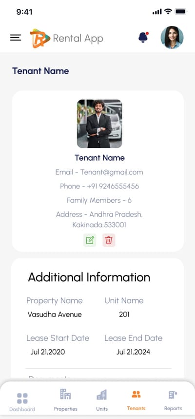 Rental App - App móvil