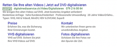 Digital Media Service's new website - Onlinewerbung