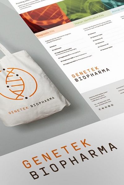 Genetek Biopharma - Image de marque & branding