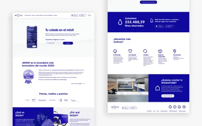WOSH | App, Web corporativa y Backoffice tiendas - Mobile App