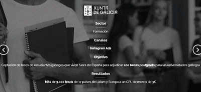 Un gran reto para la Xunta de Galicia - Publicité en ligne