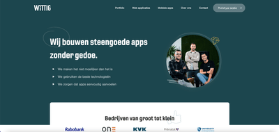 Website ontwikkeling voor Wittig - Website Creatie