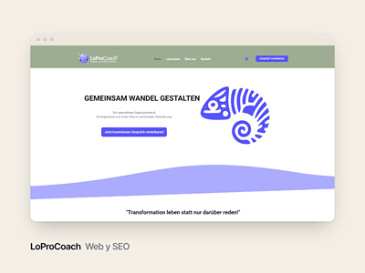 LoProCoach: Sitio Web y SEO - 3D