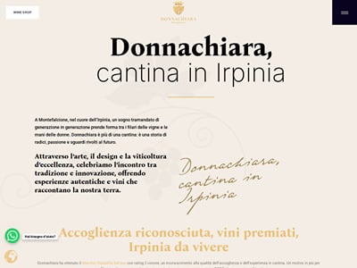 Donnachiara: SEO per l'enoturismo in Irpinia - Strategia di contenuto