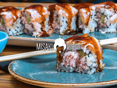 Misaki Sushi Restaurant - Social Media Marketing - Webseitengestaltung