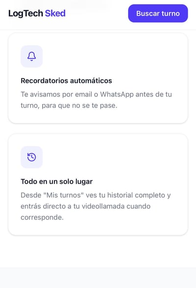 LogTech Sked — Sistema de turnos y reservas online - Software Development