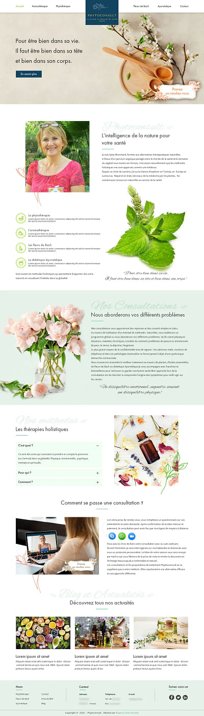 Phytoconsult | Création site web - Website Creation