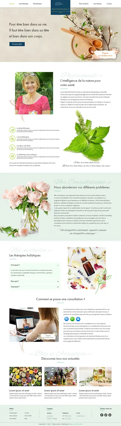 Phytoconsult | Création site web - Création de site internet