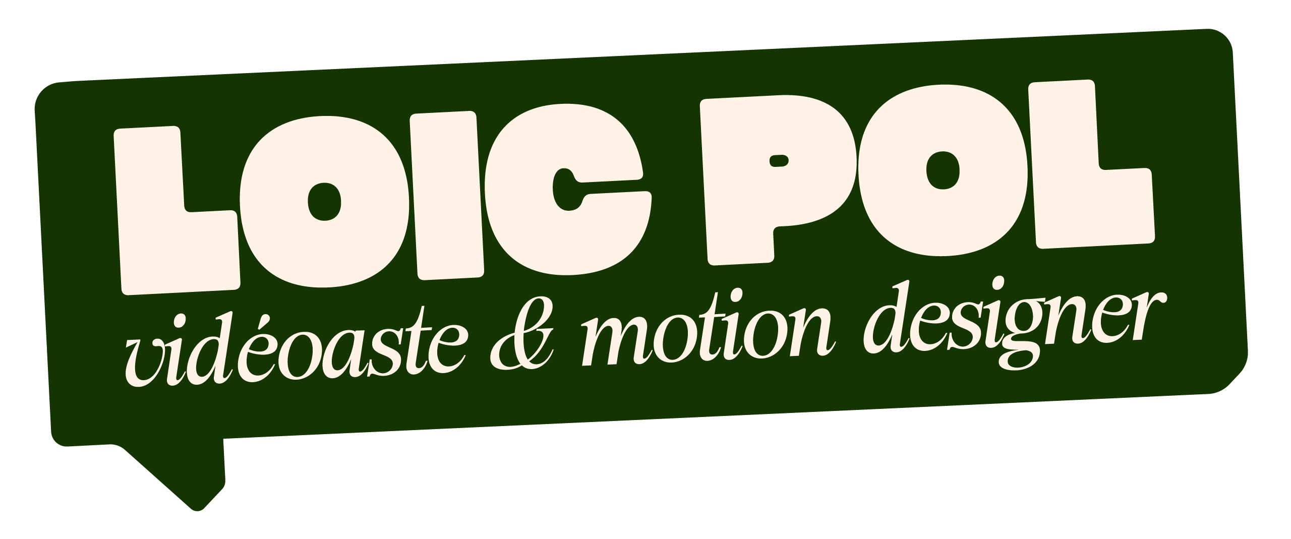 Loïc Pol - Vidéaste et Motion Designer Freelance